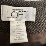 Loft Ann Taylor  Wool and Cashmere Blend Brown Tweed Trousers Photo 1