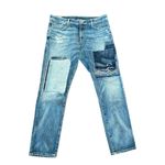 Ralph Lauren Polo  Men's Distressed Denim Jeans Blue‎ Size 29 Straight Fit Photo 6