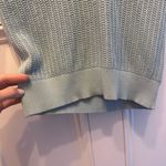White + Warren organic cotton/ cashmere mesh sweater Photo 6