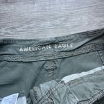 American Eagle  Cargo Wide Legs Mid Rise Pants Size 6 Olive Green Photo 2