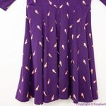 Unique Vintage Gwynnie Bee Purple Ice Cream Cone Fit And Flare Dress, 0XL Photo 9