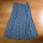 Reformation Zoe Skirt in Bebe Blue Floral Size 8 Photo 3