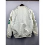 Women’s Mepintang White Leather Sports Jacket Size L Size L Photo 1