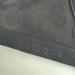 Cacique by Lane Bryant black non molded t-shirt comfort bra plus size 42DD Photo 2