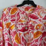 Hearts of Palm Women Pink & Orange Jacket Size 20W Photo 1