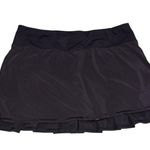Lululemon Black Pacesetter Skirt Skort size 8 Photo 2