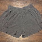 Johnny Was Calme Gray Athletic Shorts with Soft Cotton Blend Photo 0