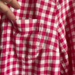 J Crew Women Top XS Pink Buffalo Check Long Sleeve Button Up Preppy Cowgirl Photo 7