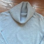 J.Crew  Turtleneck Merino Wool Baby Blue Sweater - Size Large Photo 2