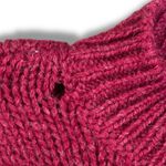 Vintage Benetton Shetland Wool Sweater Colorful Southwest Geometric Knit Cropped Red Size M Photo 4