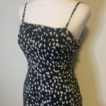 Princess Polly Polly navy blue & cream dotted mini dress size 2 Photo 2