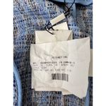 L'Agence Women's Chambray Blue Tweed Double Breasted Blazer Jacket Photo 10