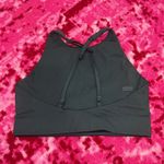 Girlfriend Collective  sports bra Moss Topanga Halter Bra high neck adjustable Photo 3