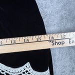Scott McClintock Dress Vintage Black Velvet‎ Lace Mini Bouche Gothic Elegant 2 Size 6 Photo 13