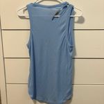Alo Yoga  Ribbed Peak Tank Top Blue Photo 2