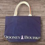 Dooney & Bourke Breast Cancer Awareness Tote Navy/Ivory Recycle Fashionably Photo 1