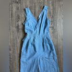 J.Crew  Chambray Tie Jumpsuit- Size 2 Photo 6