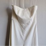Alexis NWT Rohani Halter Jumpsuit New Size medium. Elegant Cream Jumpsuit Photo 1