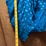 Rebecca Taylor NWT  Polka Dots Blue Cocktail Dress Size 10 Silk Photo 6