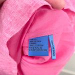 J. McLaughlin  Rue Linen Shift Dress Peony Pink Medium Beach Resort Summer Size S Photo 3