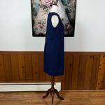 Adorable Vintage 1970s Fashion Wagon Mini Dress! Blue Size 14 Photo 2