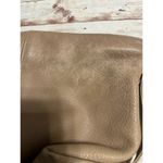 SAS Leather Shoulder Bag Purse Taupe Vintage Neutral Tan Photo 3