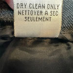 Talbots Vintage Gray Blue Plaid Classic Wool Midi Skirt Dark Academia Size 8 M Photo 7