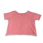 Victoria's Secret Victoria’s Secret Terry Cloth Cropped Oversized Top Photo 1