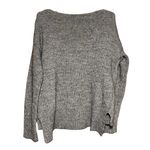 Brandy Melville  Woman’s Vneck Knit Grey Wool Blend Sweater One Size Photo 4