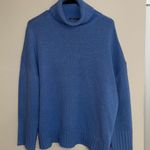 Brave Soul Blue Turtleneck Sweater Photo 0