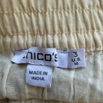 Chico's  Womens Layered Tiered Boho Crochet Maxi Skirt Size 3/US 16 Ivory Tan Photo 4