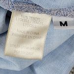 Cloth & Stone Chambray Shift Dress Womens M Blue Tencel Off Shoulder Lightweight Photo 3