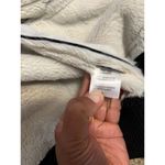 Chaser womens black shearling faux leather upright pockets bomber jacket Large Photo 12