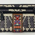 Brighton  Wallet Africa Stories Leather Folio bag Black Cream Woman’s New size OS Photo 0