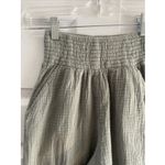 Marine layer Womens XS Green Gauzy Pants Smocked Waist Photo 1