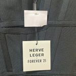 Herve Leger Women’s New  x Forever 21 Transparent Black Bustier Fringe Bustier Ba Photo 8