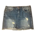 Tommy Hilfiger  Distressed Mini Denim Jean Skirt NWOT Photo 2