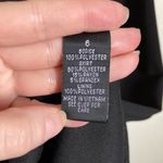 🌞Alyx Black Leopard Drape Neck Sleeveless Shift Dress Size 6 Photo 2