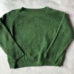 Green Cableknit Sweater Photo 1