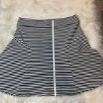 EXPRESS  striped fit and flare back zip mini skirt 6 Photo 3