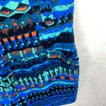 Anthropologie  Plenty Tracy Reese Blue Abstract Tapestry Paint Print Dress Size 6 Photo 3