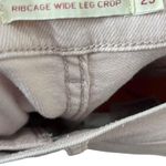 Levi's Levi’s Premium Ribcage Wide Leg Cropped Pants Pink Denim Women’s Size 29 Photo 7