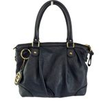 Gucci Sukey Guccissima Navy Leather Shoulder Tote Bag Gold Hardware GG Charm Photo 0