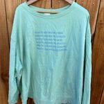 Womens Oversize Crew Neck Green Size 4X Photo 1