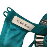 Calvin Klein  Teal Halter Formal/Simi Formal Chiffon Dress WORN ONCE Photo 7
