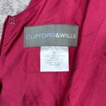 Clifford & Willis Dress Womens 6 Red Sheath Open Back Preppy Party Cocktails Size 10 Photo 7