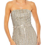 Mac Duggal NWOT Embellished Strapless Sheath Dress Style #93831 Size 6 Photo 0