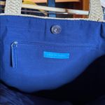 Draper James NWT Everyday Straw Tote Bag With Floral Scarf Photo 4