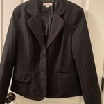 Merona Women's Blazer Jacket Coat Business Size Large Black Photo 0