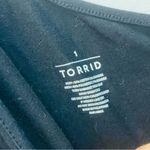 Torrid  black one shoulder sheer sleeve shirt size 1 x Photo 5